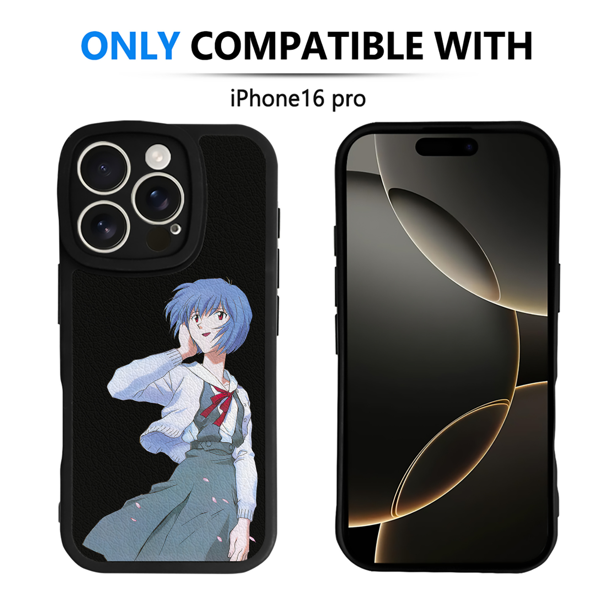 （画像用） EVA 新世紀エヴァンゲリオン 【iPhone 16シリーズ対応】シリコンスマホケース（レザー調） 材質：シリコン